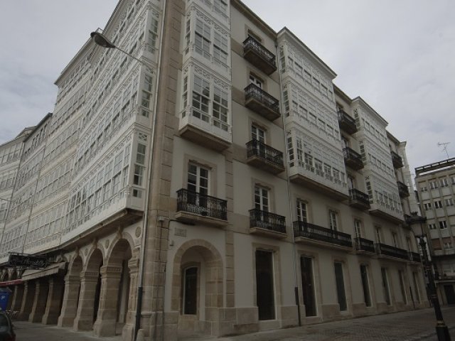 Panorámico en edificio central Abanca en A Coruña