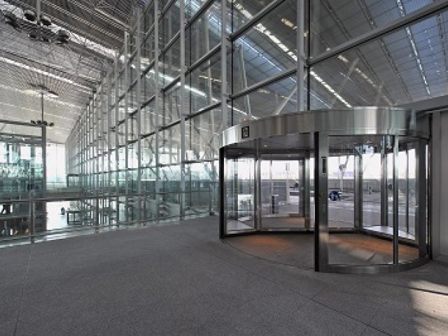 Puertas giratorias aeropuerto Lavacolla